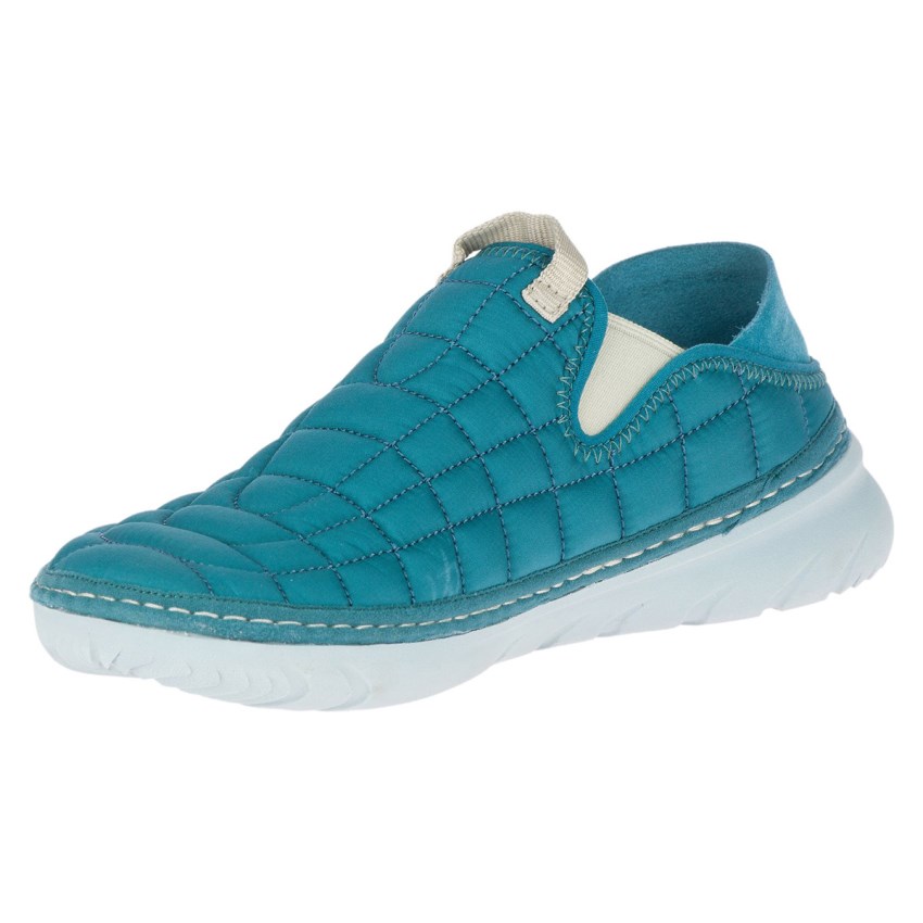 Chaussure Casual Merrell Hut Moc Turquoise Femme | Q.U.ALSO